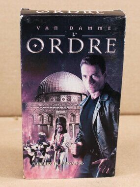 L'ordre/ The Order (VHS)(French) Tested Van Damme